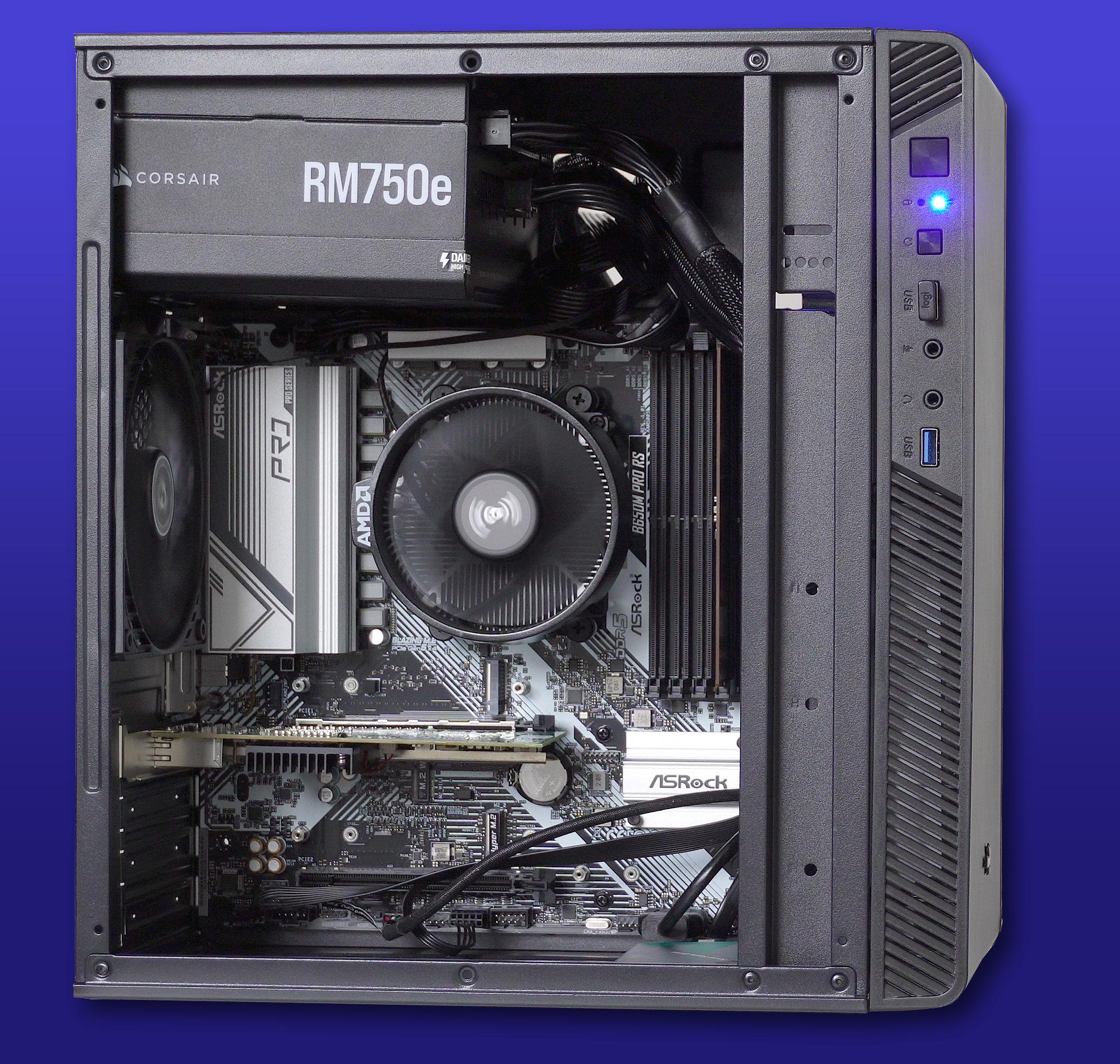 A simple mATX NAS build